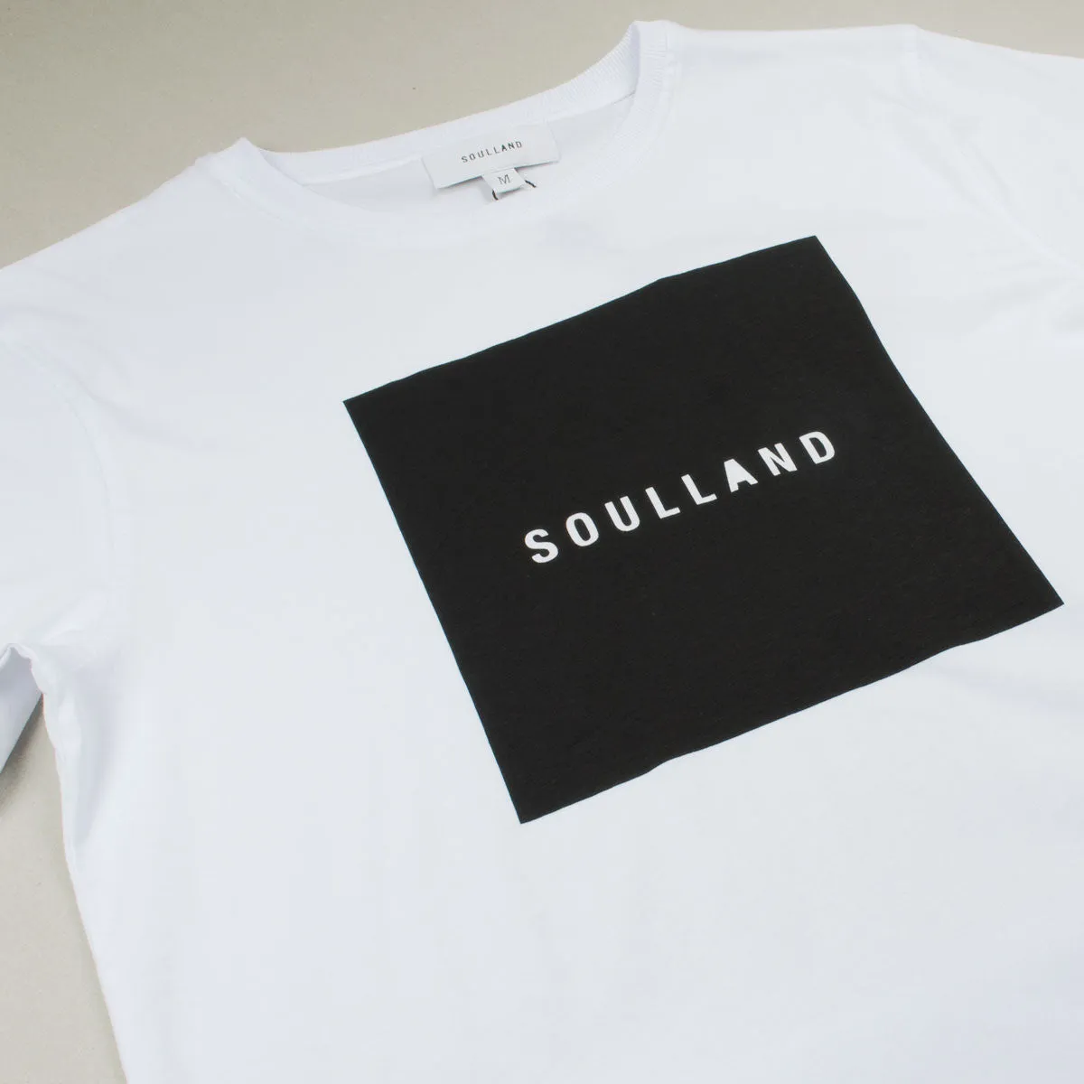 Soulland - Soulsquare T-shirt with Print - White