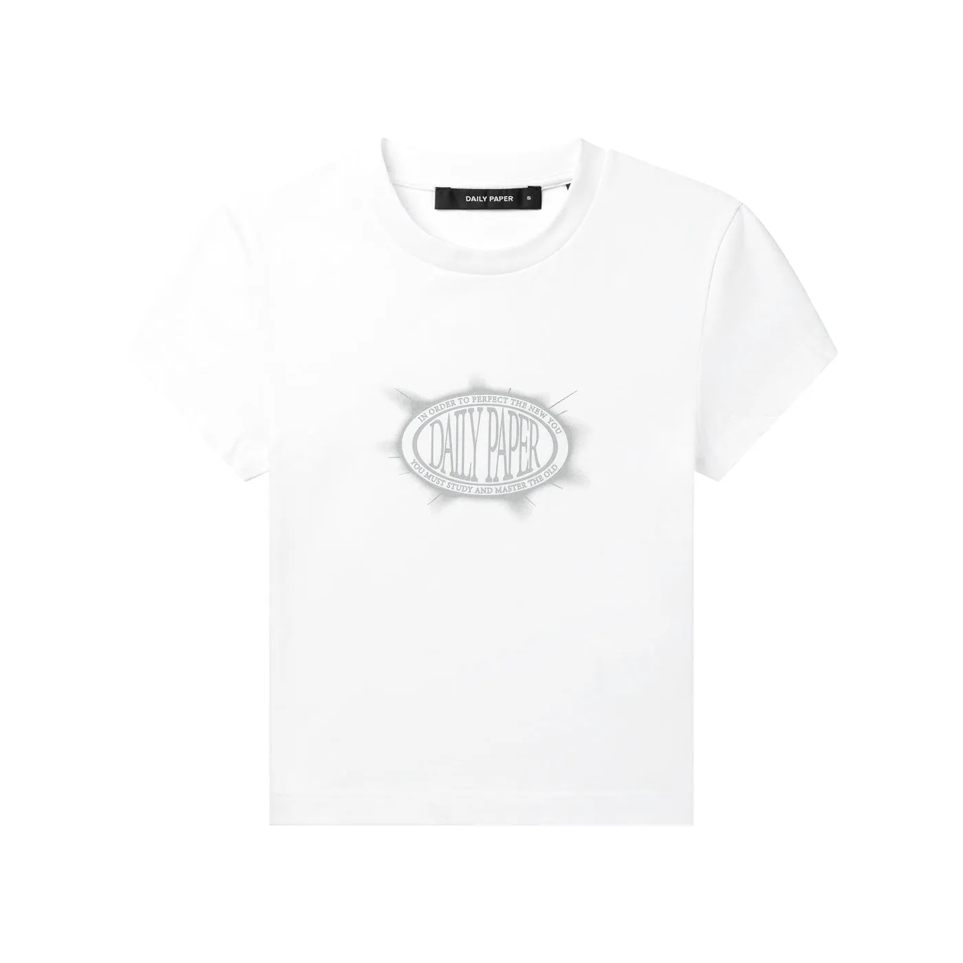 White Glow Cropped T-Shirt