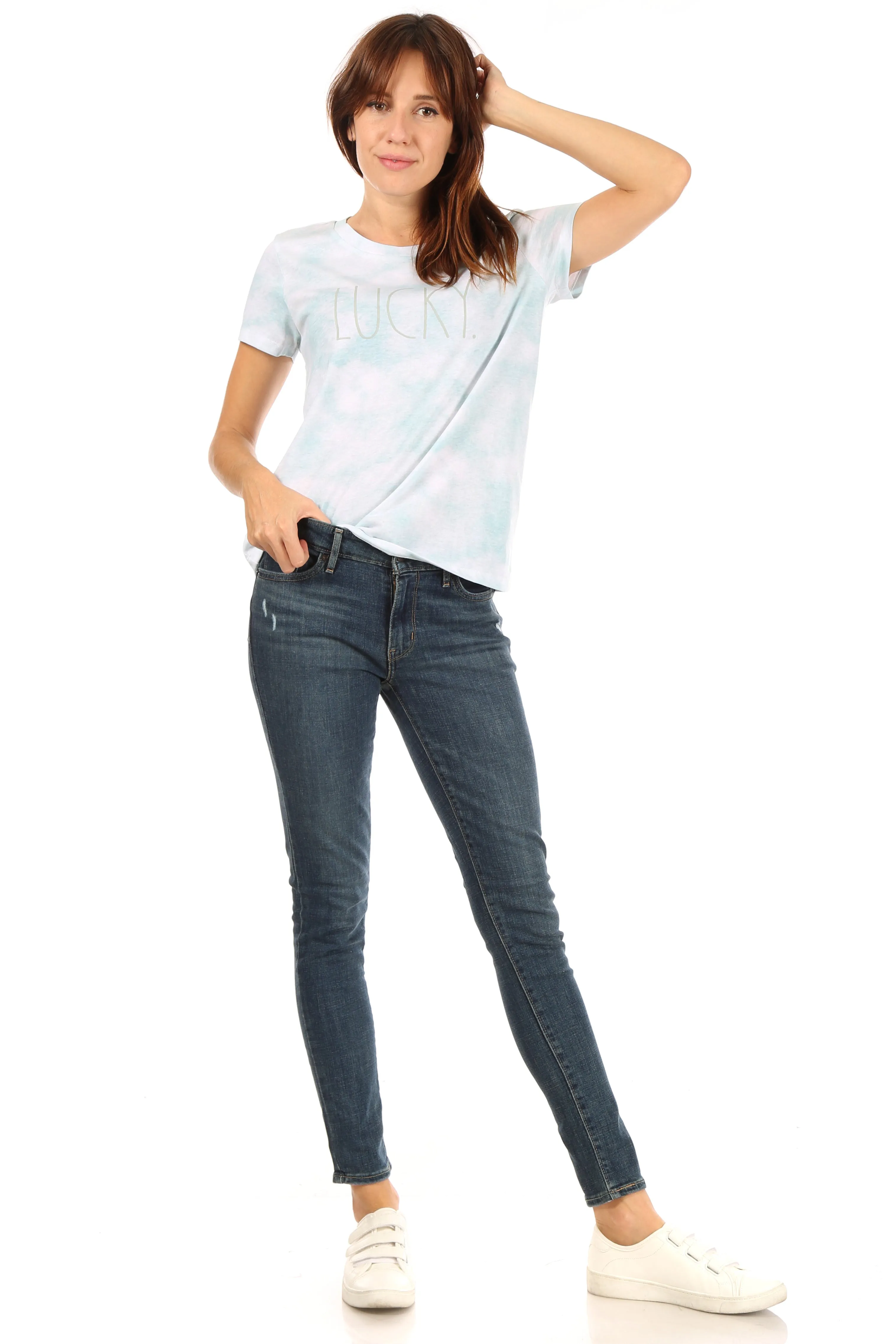 Women's "LUCKY" Short Sleeve Icon T-Shirt