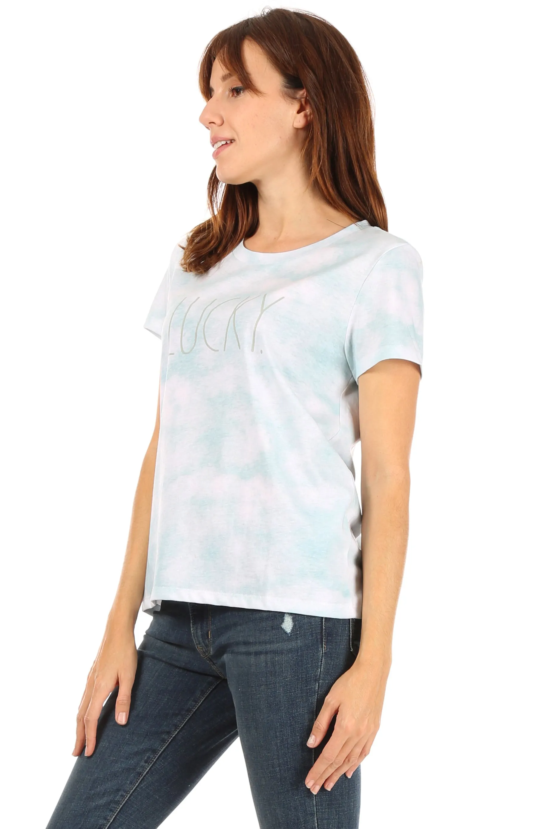 Women's "LUCKY" Short Sleeve Icon T-Shirt